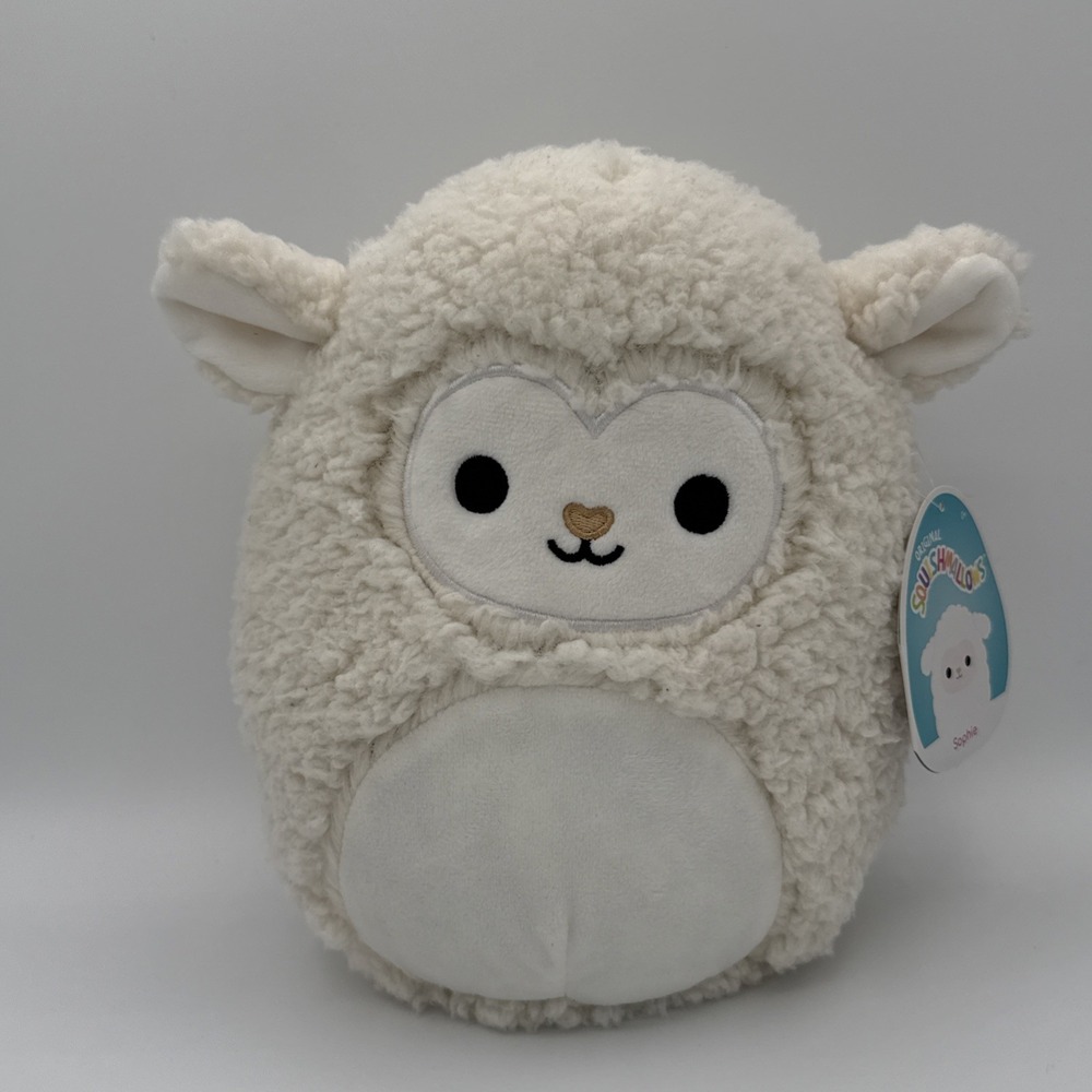Squishmallow Sophie the Lamb 8" AUTHENTIC Kellytoy soft plush RARE HTF gift toy